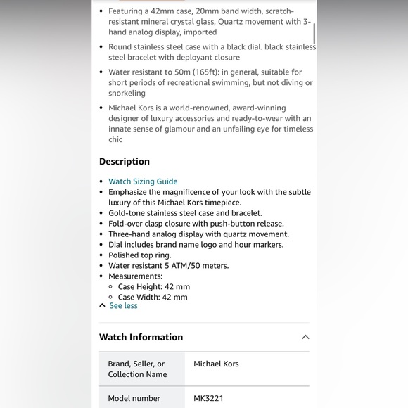 Michael Kors Women's Slim Runway Stainless Steel Quartz Watch - Picture 6 of 7